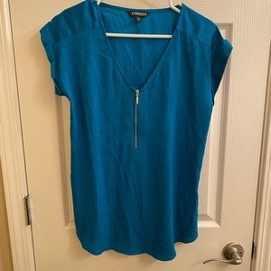 Teal blouse - Medium